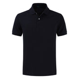 100% Cotton Top Quality 2020 Summer New Men's Polos Shirts Plus Size XS-4XL Solid Color Short Sleeve Polos Homme Lapel Male Tops