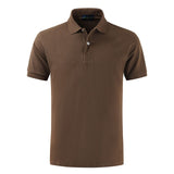 100% Cotton Top Quality 2020 Summer New Men's Polos Shirts Plus Size XS-4XL Solid Color Short Sleeve Polos Homme Lapel Male Tops