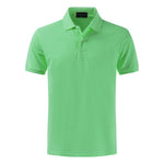 100% Cotton Top Quality 2020 Summer New Men's Polos Shirts Plus Size XS-4XL Solid Color Short Sleeve Polos Homme Lapel Male Tops