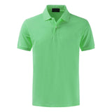 100% Cotton Top Quality 2020 Summer New Men's Polos Shirts Plus Size XS-4XL Solid Color Short Sleeve Polos Homme Lapel Male Tops