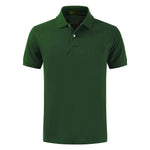 100% Cotton Top Quality 2020 Summer New Men's Polos Shirts Plus Size XS-4XL Solid Color Short Sleeve Polos Homme Lapel Male Tops