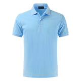 100% Cotton Top Quality 2020 Summer New Men's Polos Shirts Plus Size XS-4XL Solid Color Short Sleeve Polos Homme Lapel Male Tops