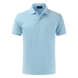 100% Cotton Top Quality 2020 Summer New Men's Polos Shirts Plus Size XS-4XL Solid Color Short Sleeve Polos Homme Lapel Male Tops