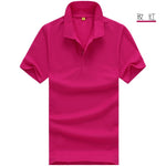 2019 Shirt Men Clothing short Sleeve Tees for women summer style classic tops Blue Black White Solid color