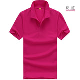 2019 Shirt Men Clothing short Sleeve Tees for women summer style classic tops Blue Black White Solid color