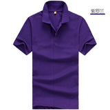 2019 Shirt Men Clothing short Sleeve Tees for women summer style classic tops Blue Black White Solid color