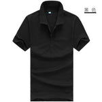2019 Shirt Men Clothing short Sleeve Tees for women summer style classic tops Blue Black White Solid color