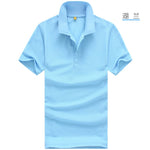 2019 Shirt Men Clothing short Sleeve Tees for women summer style classic tops Blue Black White Solid color