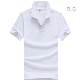 2019 Shirt Men Clothing short Sleeve Tees for women summer style classic tops Blue Black White Solid color