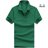 2019 Shirt Men Clothing short Sleeve Tees for women summer style classic tops Blue Black White Solid color